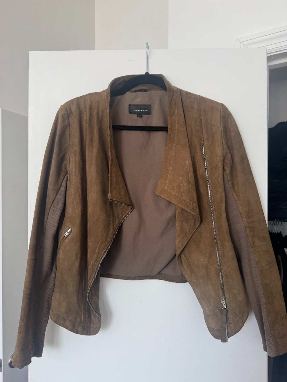 Mackage x Aritzia suede jacket